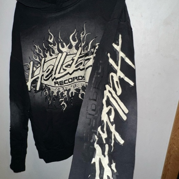 Hellstar Black and White Graphic Hoodie - Picture 3 of 4